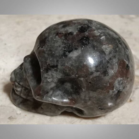 ❤️ yooperlite SKULL   PEACE truth HEALTH - UV reactive SMALL - Picture 5 of 7